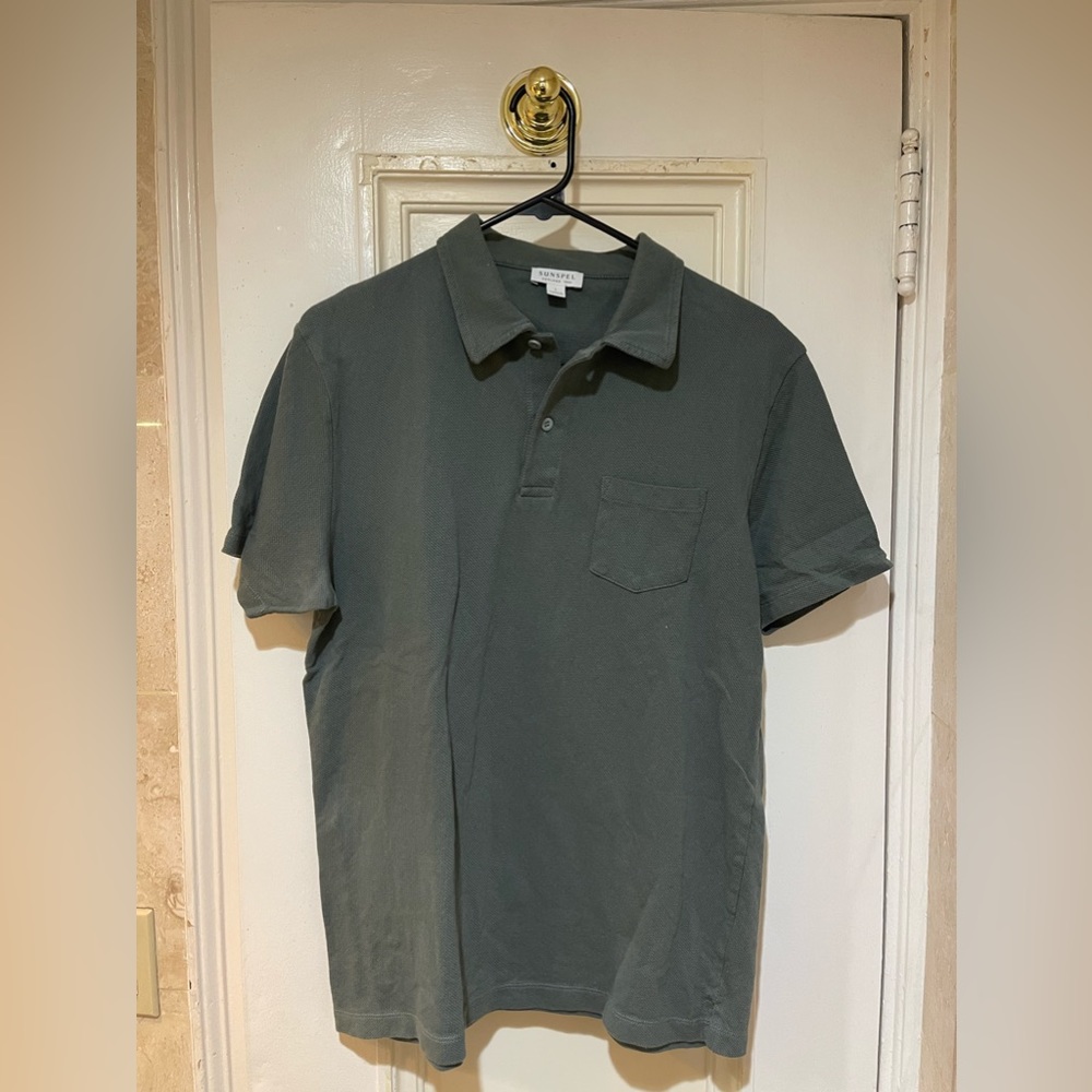 Sunspel Men’s Large Riviera Polo